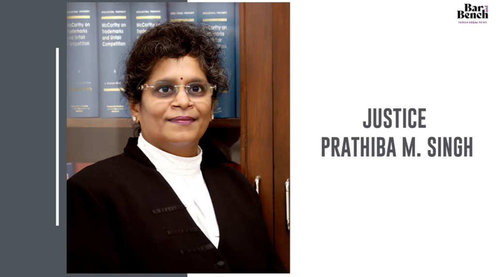 Indian women are blessed; scriptures like Manusmriti give a very respectable position to women: Justice Prathiba M Singh