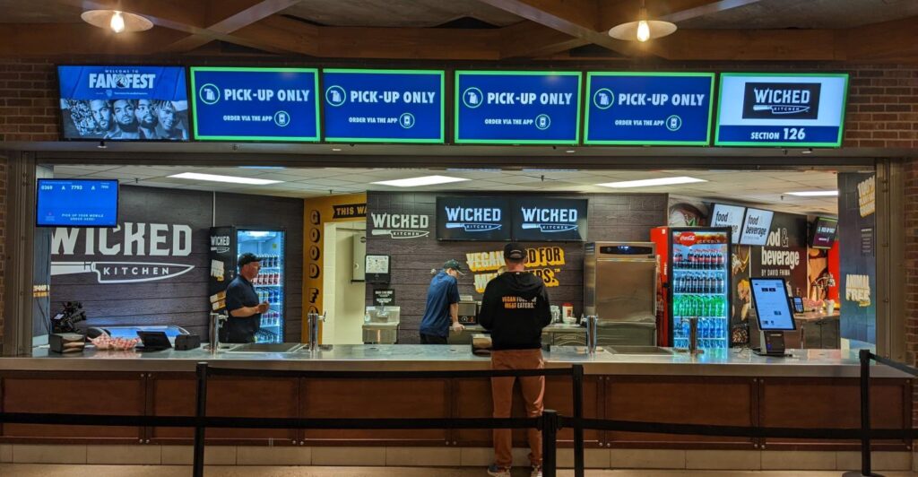 NBA arena debuts outlet of 100% plant based Wicked Kitchen concept