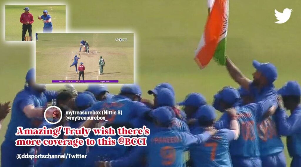 Indian national blind cricket team’s winning moment at T20 World Cup wows netizens