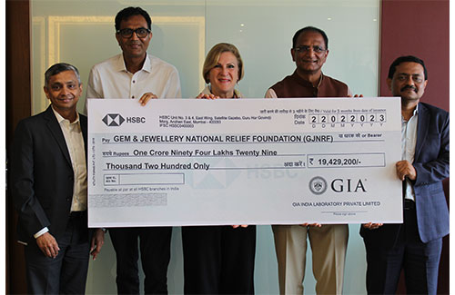 GIA India contributes ₹1.94 Crore Towards GJEPC's Swasthya Kosh Fund