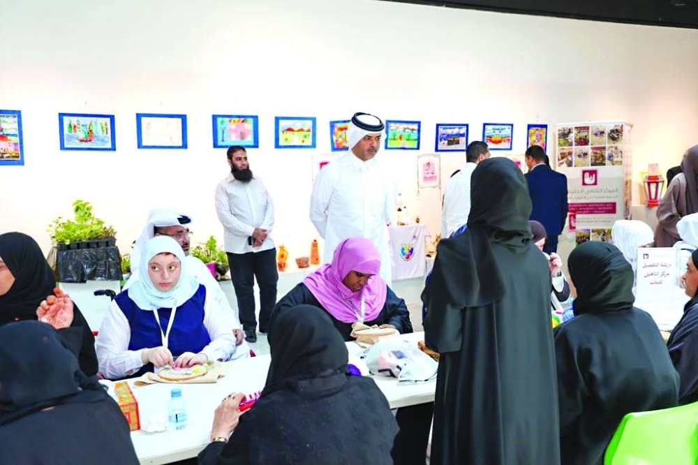 Katara hosts show of artworks by creative differently abled people